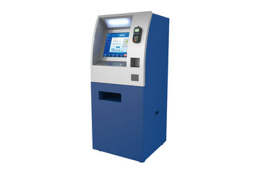 पीओएस टर्मिनल के साथ इनडोर टच स्क्रीन मशीन स्वत: कैश / नोट भुगतान कियॉस्क