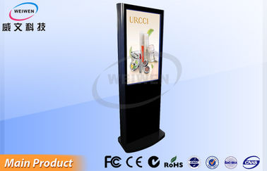 विज्ञापन के लिए मेट्रो / कियॉस्क / लॉबी HD एलईडी डिजिटल डिस्प्ले स्क्रीन 55 इंच