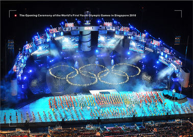 Glux विज्ञापन सिंगापुर में युवा ओलंपिक खेलों के लिए 2010 एलईडी स्क्रीन
