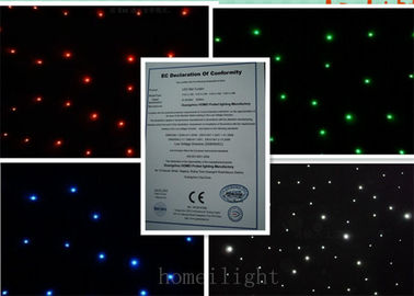 RGBW Christamas एलईडी स्टार कपड़ा मरते प्रकाश, लचीला एलईडी स्क्रीन के साथ